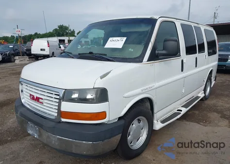 2003 GMC Savana Rv G1500 z USA, uszkodzony, nr VIN 1GDFG15T131174880